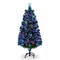 6' Pre-Lit Fiber Optic Artificial Christmas Tree Colorful Led Lights Decorations